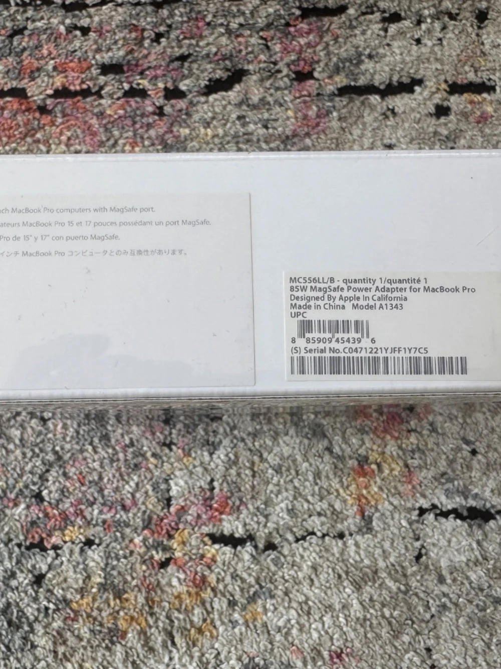 Apple 85w magsafe